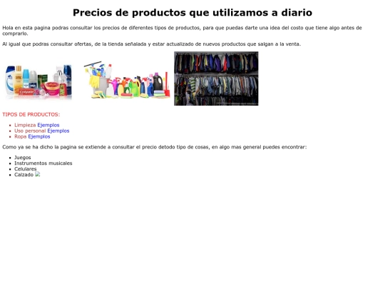 Consultapreciosxd screenshot