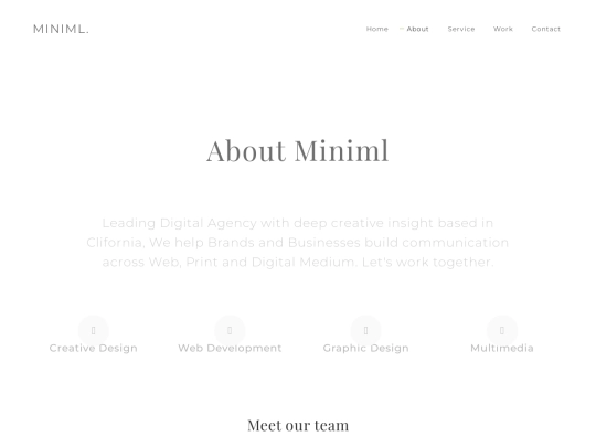 minimalista/about screenshot