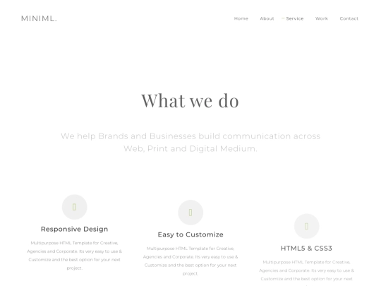 minimalista/service screenshot