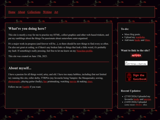 pages/about screenshot