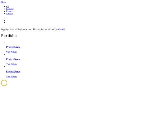 portfolio screenshot