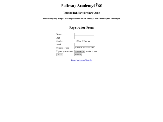 academy/register screenshot