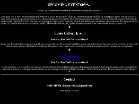 event/event screenshot