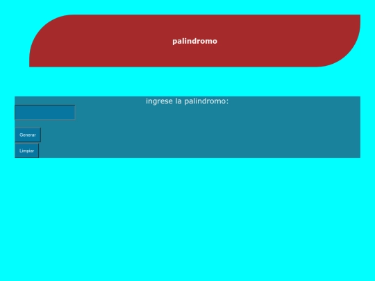 palindromo screenshot