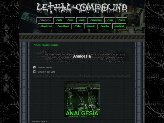 playlist-portal/analgesia screenshot