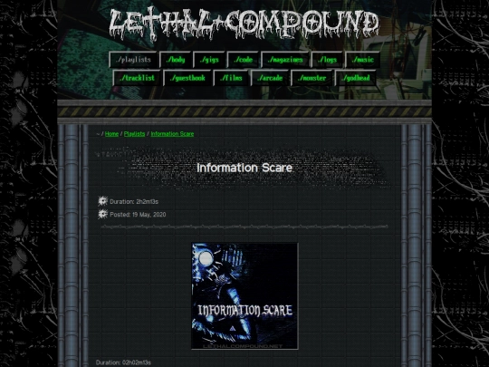 playlist-portal/information-scare screenshot