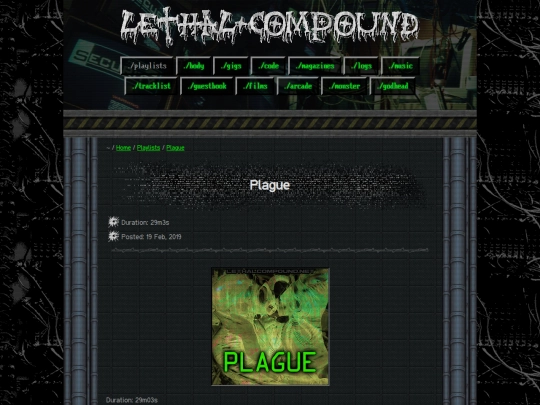 playlist-portal/plague screenshot