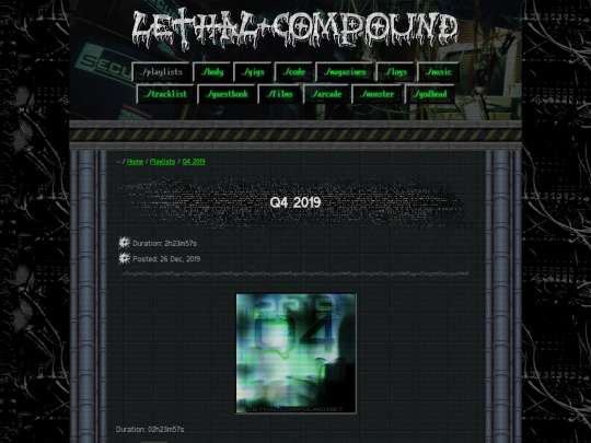 playlist-portal/q4-2019 screenshot