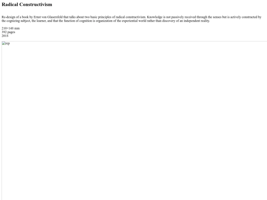 radical-constructivism screenshot
