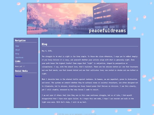 blog screenshot