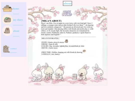 aboutme screenshot