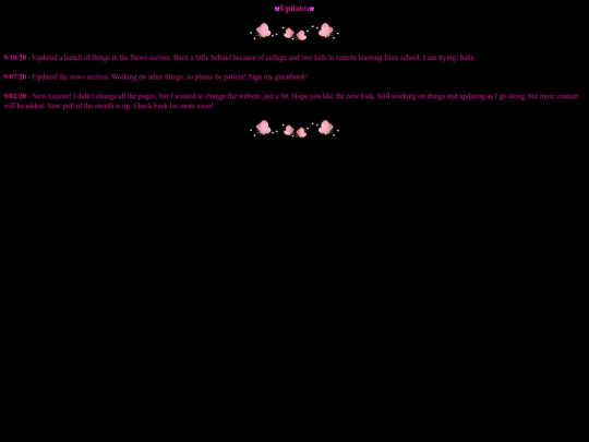 updates screenshot