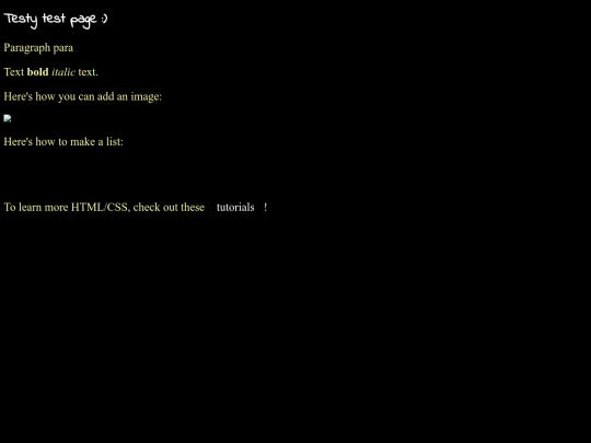 testy screenshot