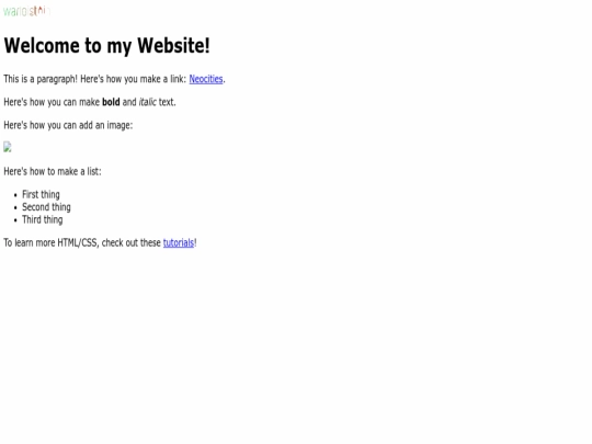 index screenshot