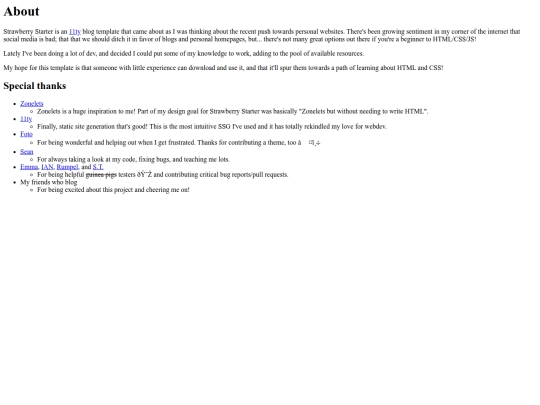 blog/info/about screenshot