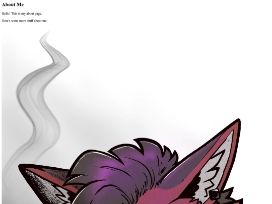 pages/about screenshot