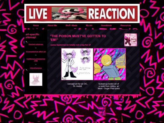 artIncomplete screenshot