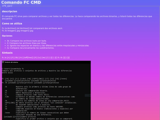 Tareas/UT6/comandoFC screenshot