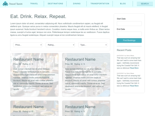 taniti_prototype/dining screenshot