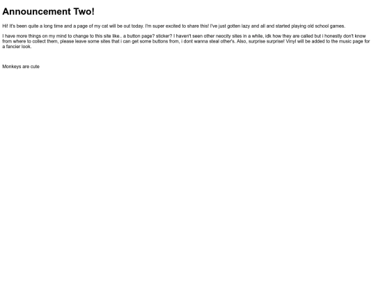 announcementtwo screenshot