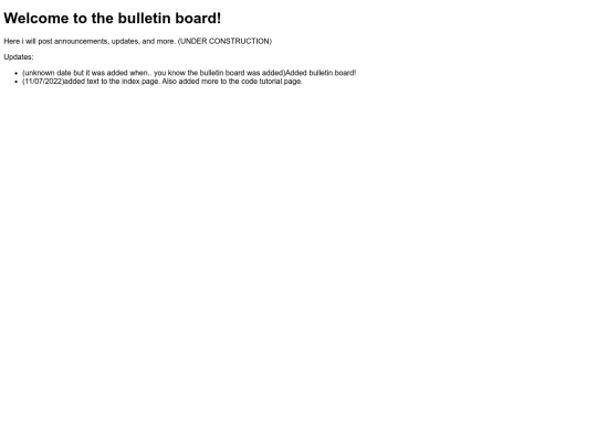 bulletinboard screenshot
