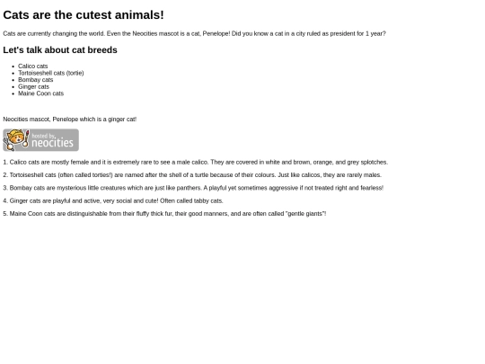 cats screenshot