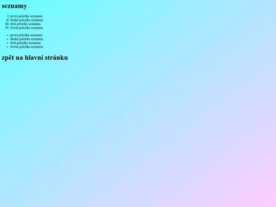 seznamy screenshot