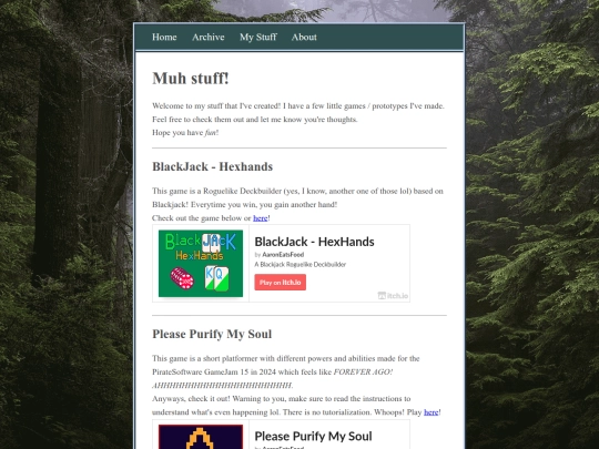 my_stuff screenshot