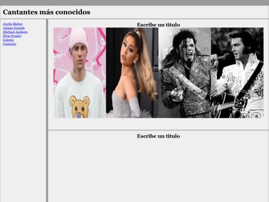 cantantes screenshot