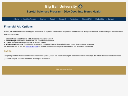 financialaid screenshot