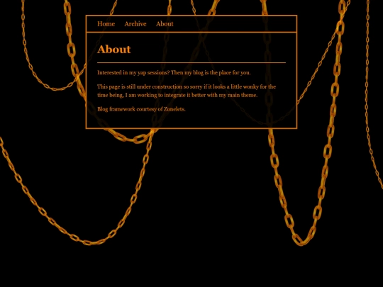 blog/about screenshot