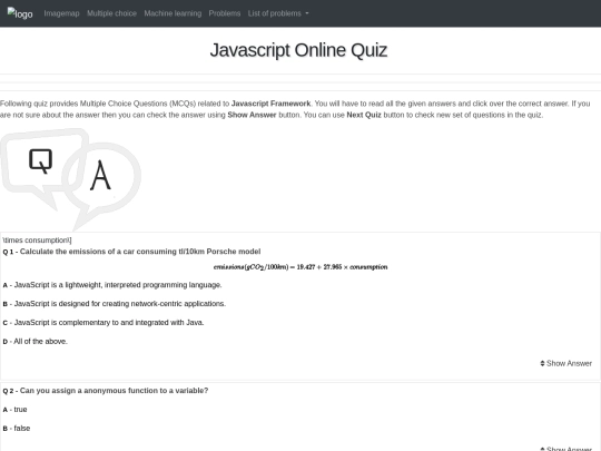 multiplechoice screenshot