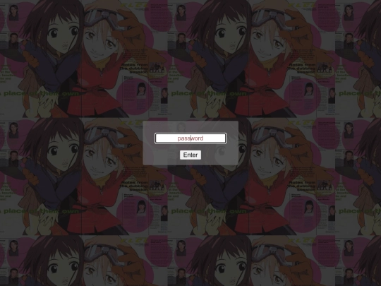 password screenshot