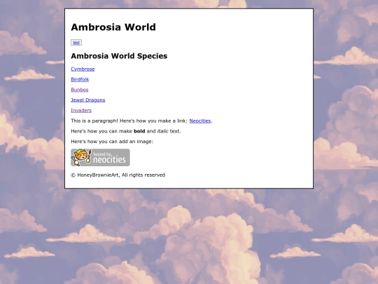 AmbrosiaWorld/AmbrosiaWorld screenshot