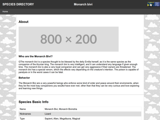 Species Directory/Bivi_Monarch screenshot
