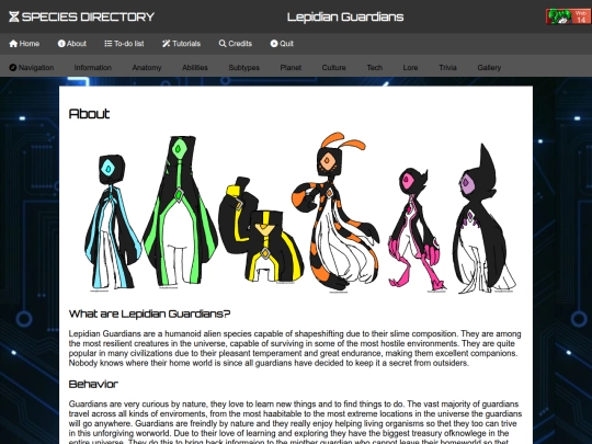 Species Directory/Lepidian_Guardian screenshot