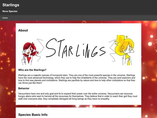 Species Directory/Starlings screenshot