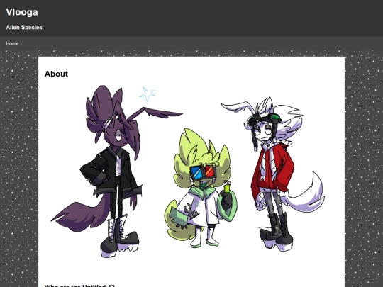 Species Directory/UNTITLED4 screenshot