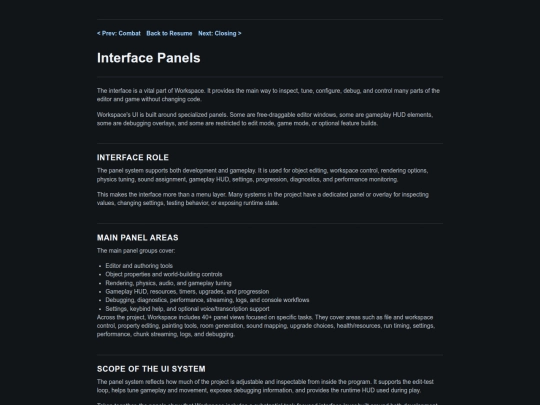 docs/interfacepanels screenshot