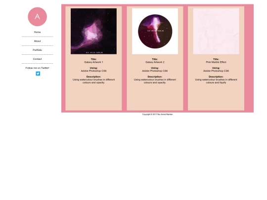 portfolio screenshot