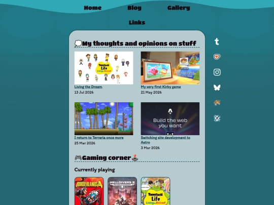 blog screenshot