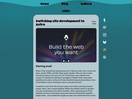 blog/switching-to-astro screenshot