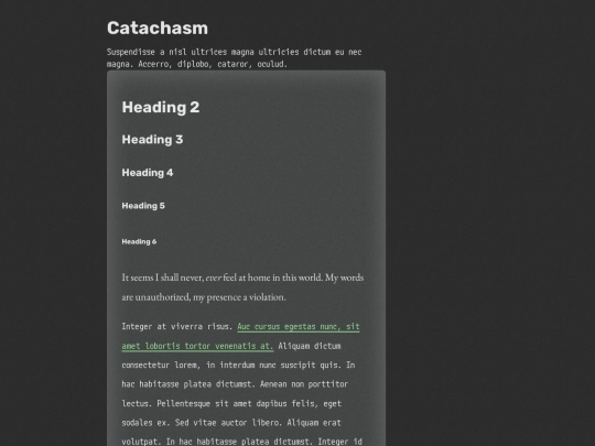 test screenshot