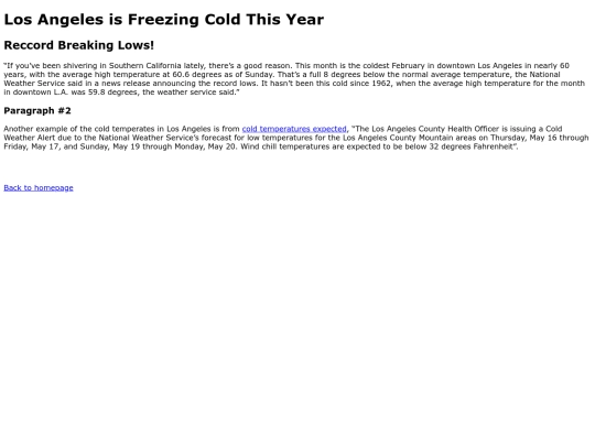 Onlinenewsarticle screenshot