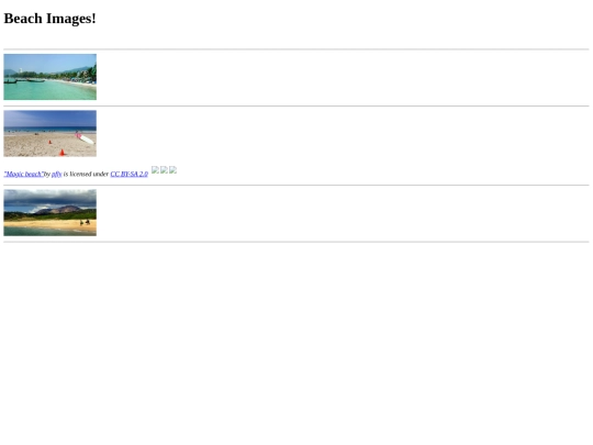 beachimages screenshot