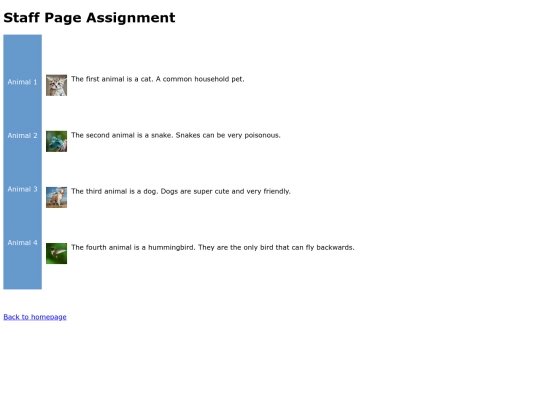 staffpage screenshot