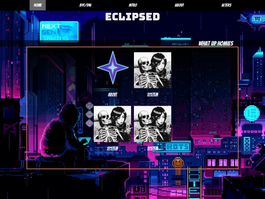 newsite screenshot