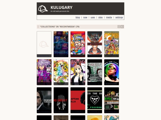 collections/status/recentmedia screenshot