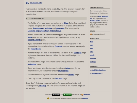 index screenshot