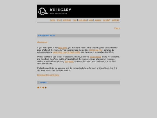 microblog/scrapping-hltb screenshot
